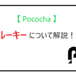 Pocochaルーキーについて解説