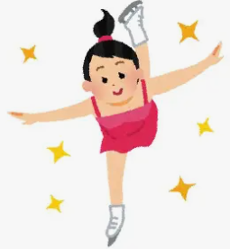 スケートをする人