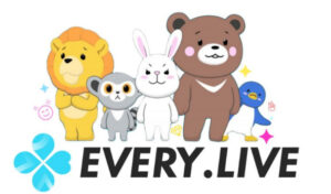 EVERY.LIVEのロゴ画面