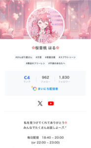 桜音桃 はるさんのIRIAM画像