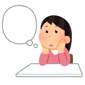 長考するイラスト