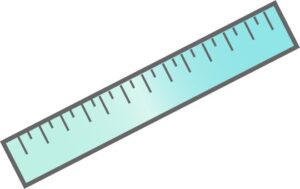 ものさしのイラスト