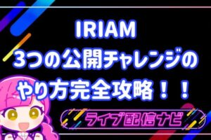 IRIAM公開チャレンジについて