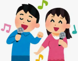 カラオケする人