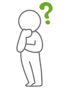 ？を浮かべる人