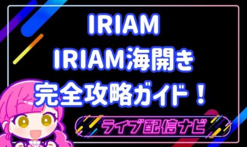 iriam海開きについて