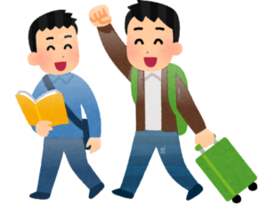 旅行する人
