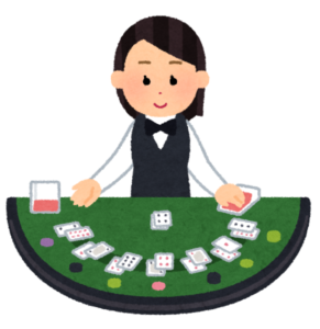 ポーカーする人